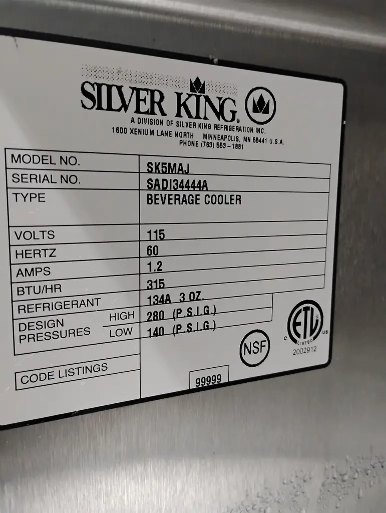 SILVER KING MILK DISPENSER