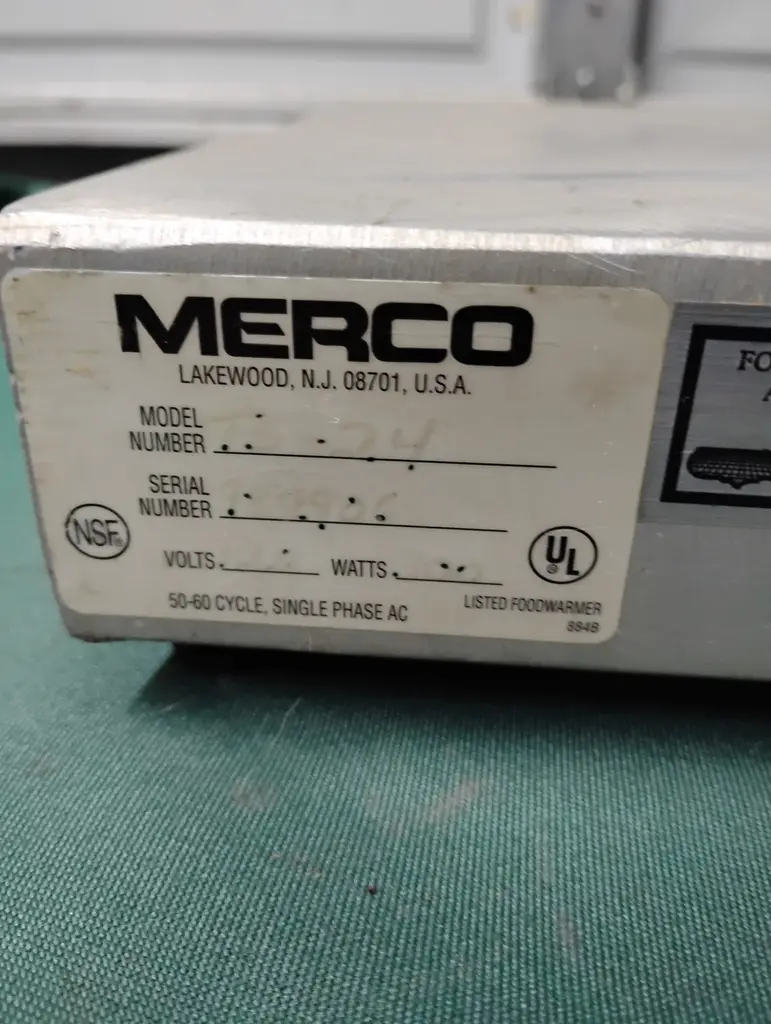 MERCO WARMING SHELF