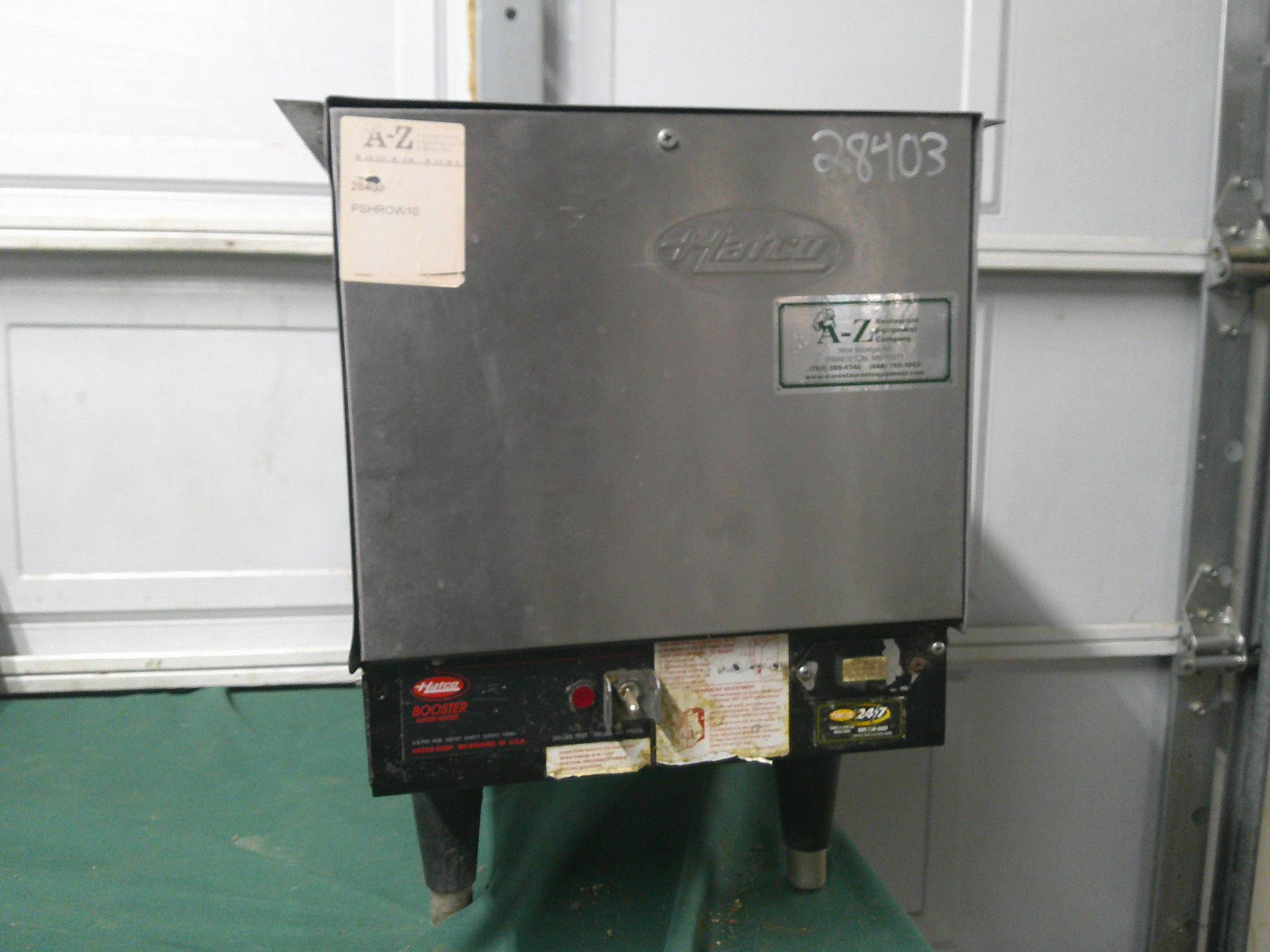 HATCO BOOSTER HEATER NSF