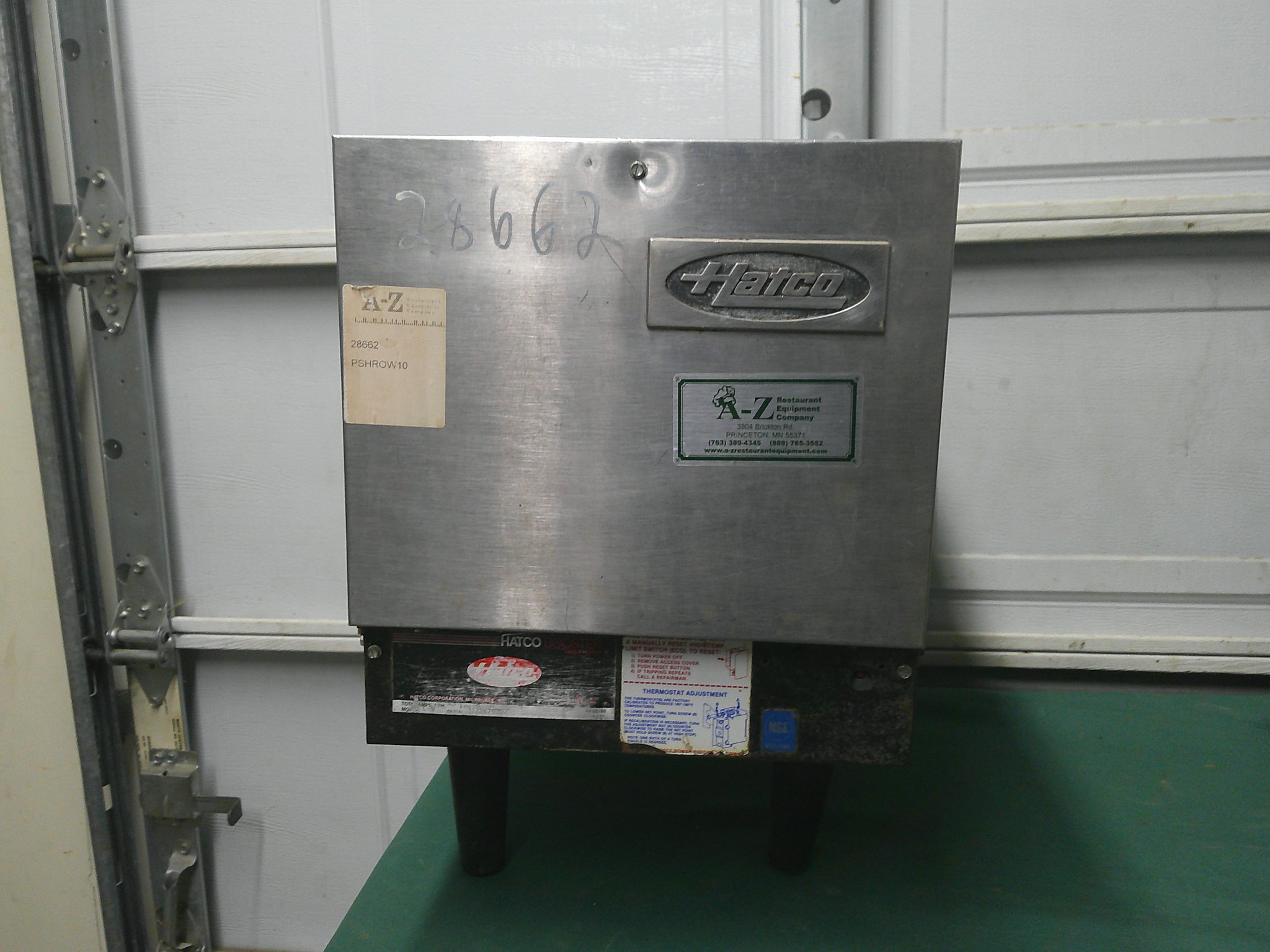 HATCO 9KW BOOSTER HEATER