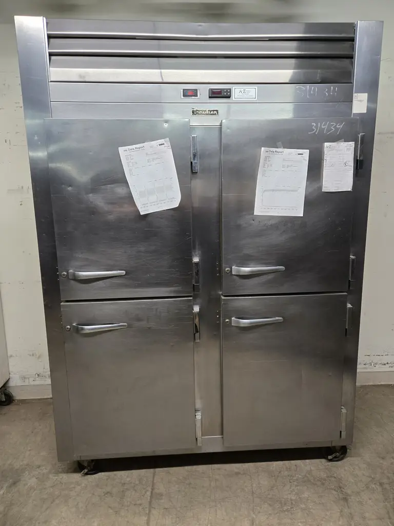 TRAULSEN DUAL TEMPERATURE COOLER/FREEZER COMBO ON CASTERS