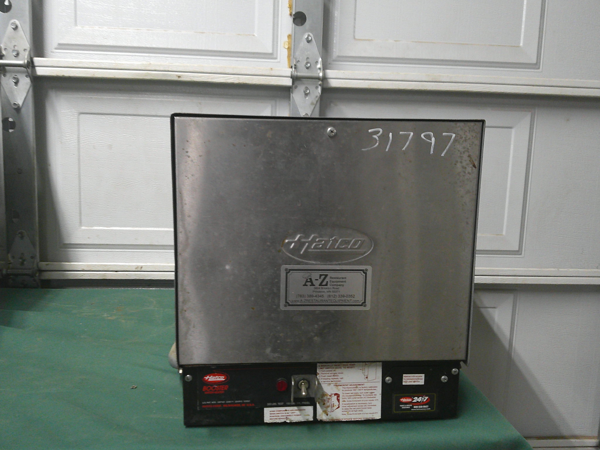 HATCO BOOSTER HEATER