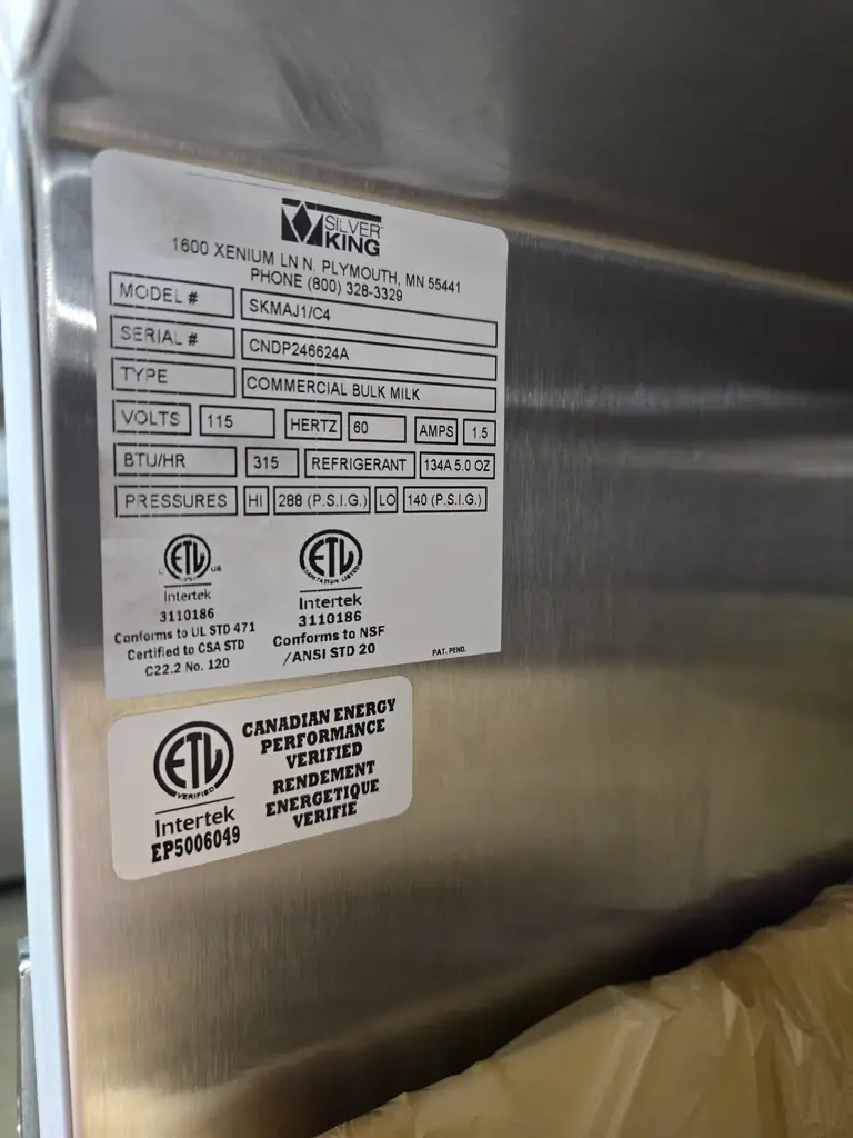 SILVER KING MILK DISPENSER