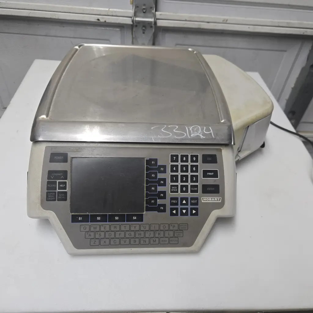 HOBART PRICE COMPUTING SCALE WITH LABEL PRINTER