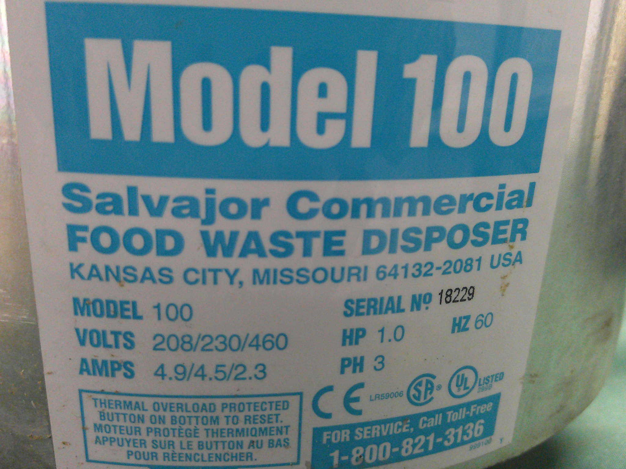 SALVAJOR GARBAGE DISPOSAL