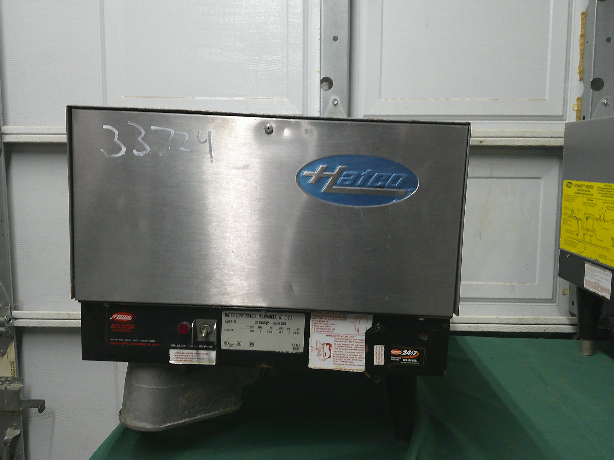 HATCO 54KW BOOSTER HEATER