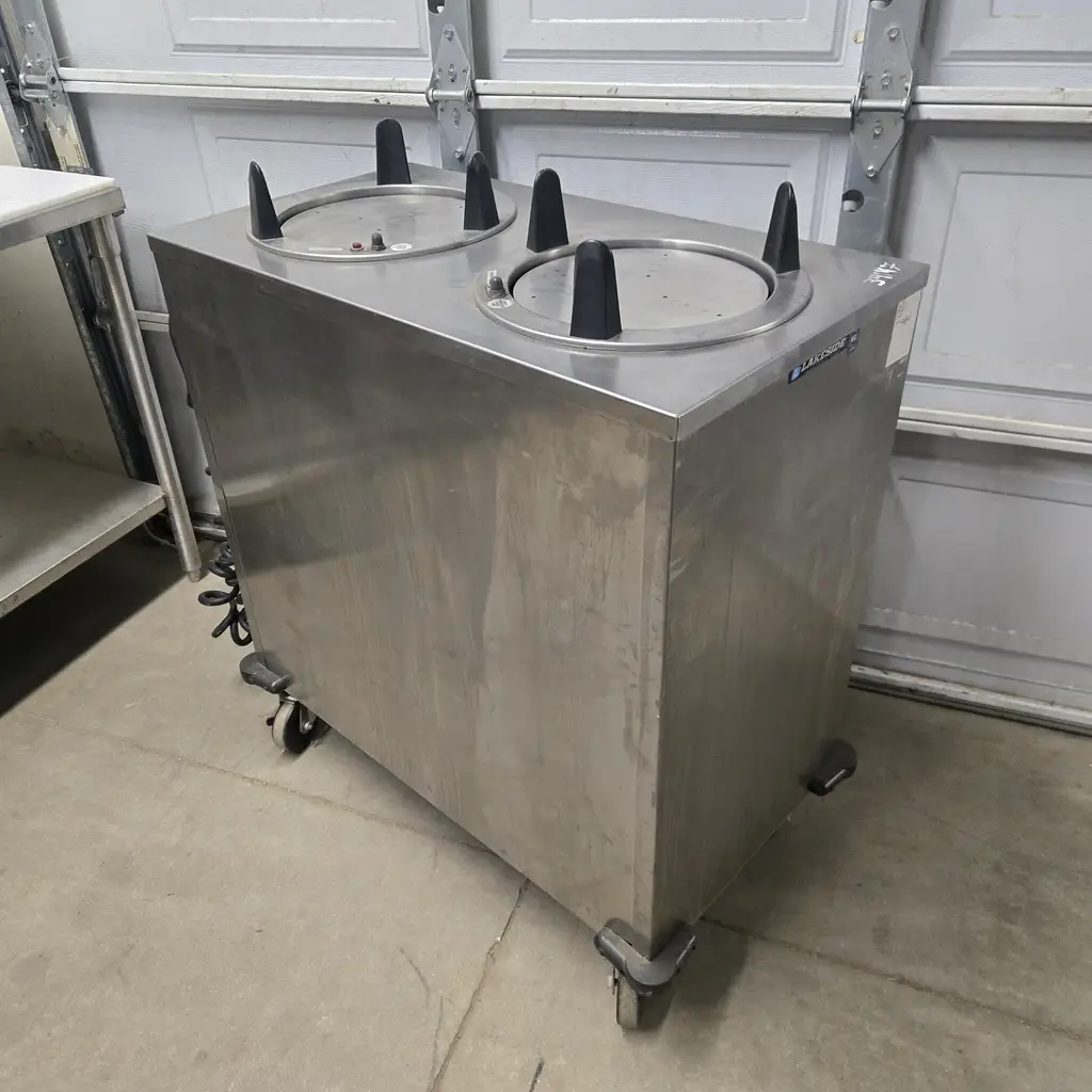 NEW LAKESIDE HEATED DOUBLE LOWERATOR ON CASTERS - FITS 11IN PLATES - NSF APPROVED
