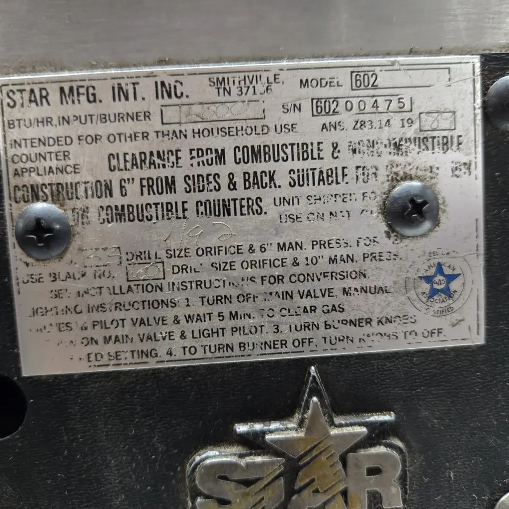 STAR 2 BURNER STOCK POT RANGE