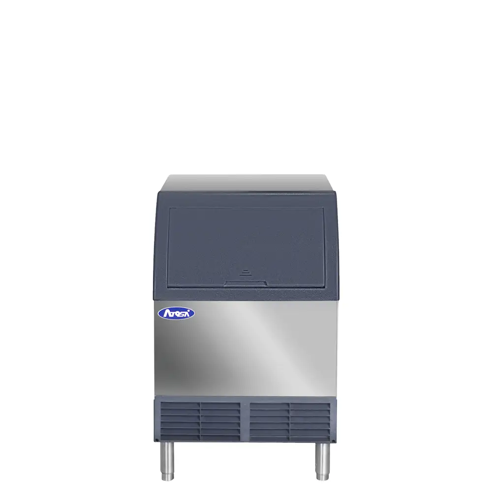 ATOSA UNDER COUNTER 142 LB ICE MACHINE WITH 88 LB ICE BIN - HALF DICE - AIR COOLED - ETL APPROVED