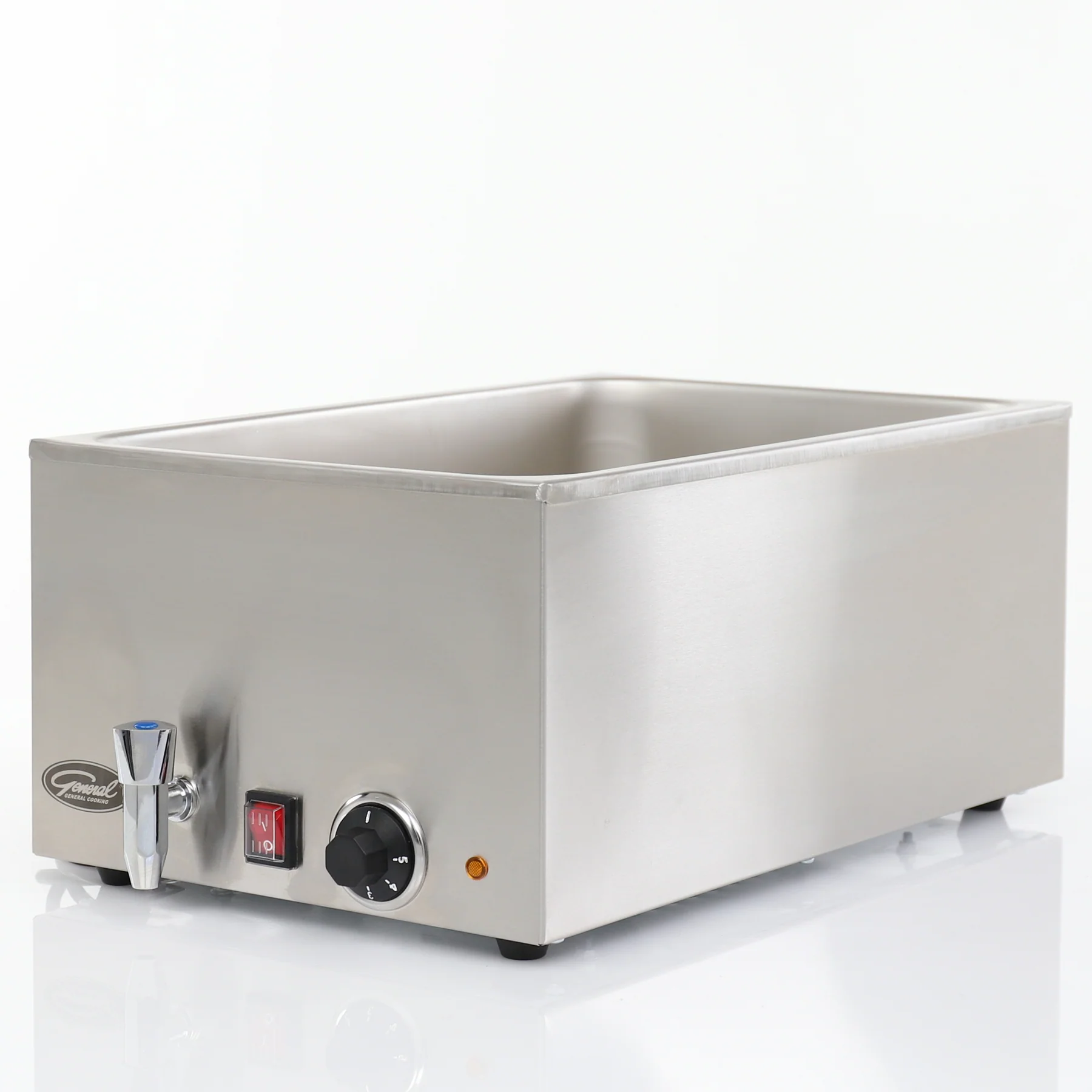 NEW FULL SIZE FOOD WARMER WITH DRAW VALVE COUNTER-TOP 6.3 GALLON 1200 WATTS