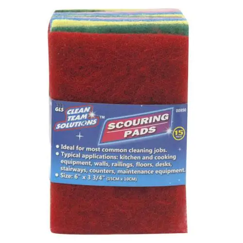 SCOURING PAD - 15 PIECE
