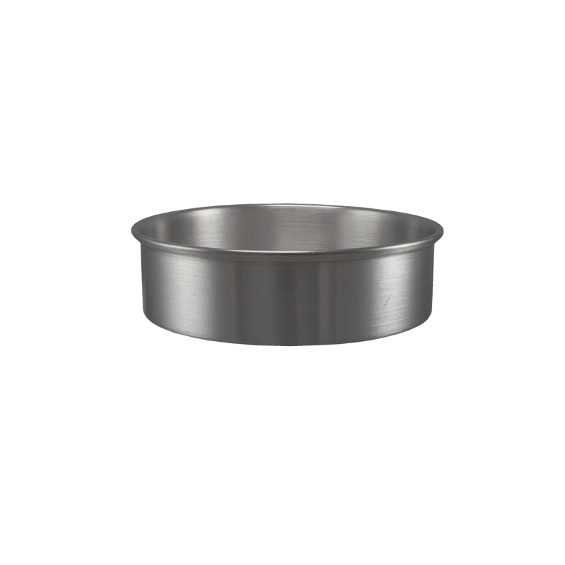 8 INCH ROUND ALUMINUM LAYER CAKE PAN - 2 INCHES DEEP
