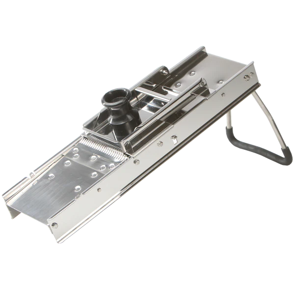 STAINLESS STEEL BIDIRECTIONAL MANDOLIN SLICER WITH THREE DIFFERENT BLADES