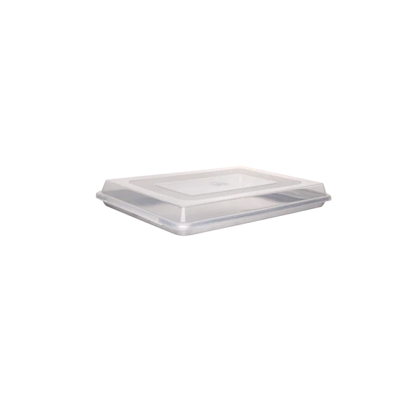 SNAP ON POLYPROPYLENE SHEET PAN COVER FOR QUARTER SIZE SHEET PANS - 9 X 13