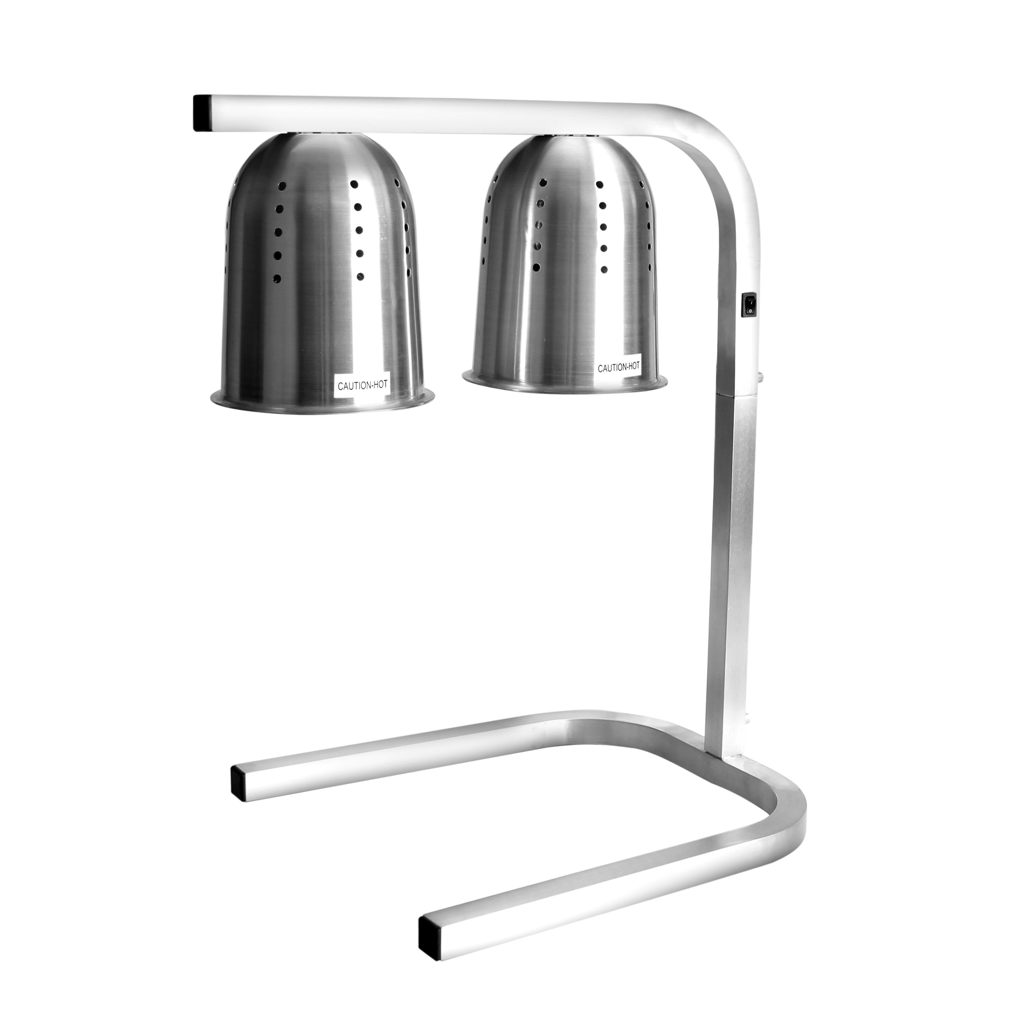 THUNDER GROUP 23 INCH TALL FREE STANDING 2 BULB HEAD LAMP - ETL APPROVED