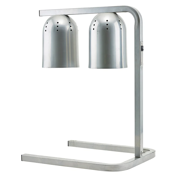 WINCO FREE STANDING 2 BULB HEAD LAMP WITH 3 HEIGHT POSITIONS - ETL APPROVED