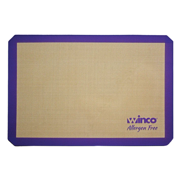 HALF SIZE ALLERGEN FREE SILICONE BAKING MAT - 11-5/8 X 16-1/2 - HEAT RESISTANT TO 480F