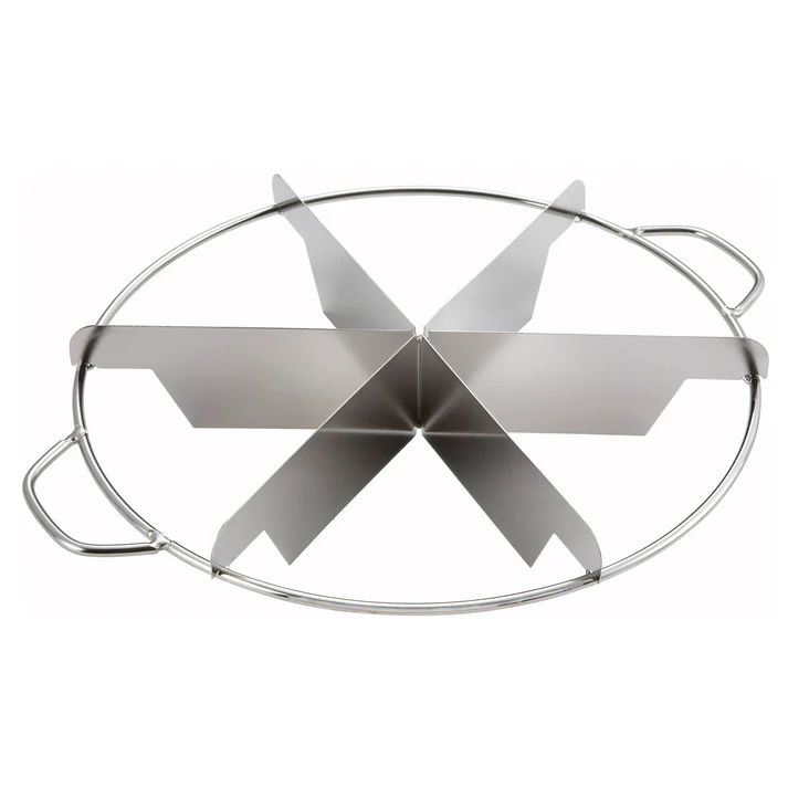 6 CUT STAINELSS STEEL PIE CUTTER