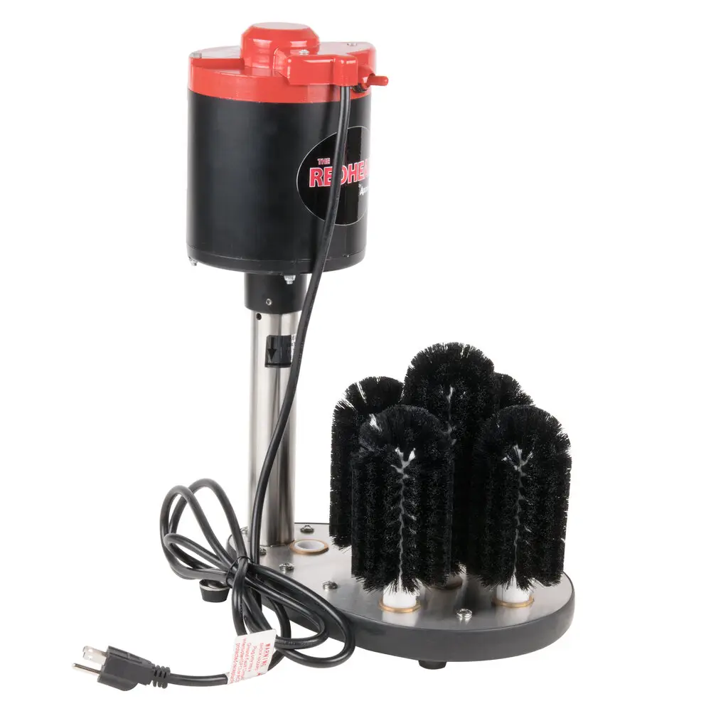 ADCRAFT REDHEAD UPRIGHT GLASS WASHER WITH 5 BRUSHES