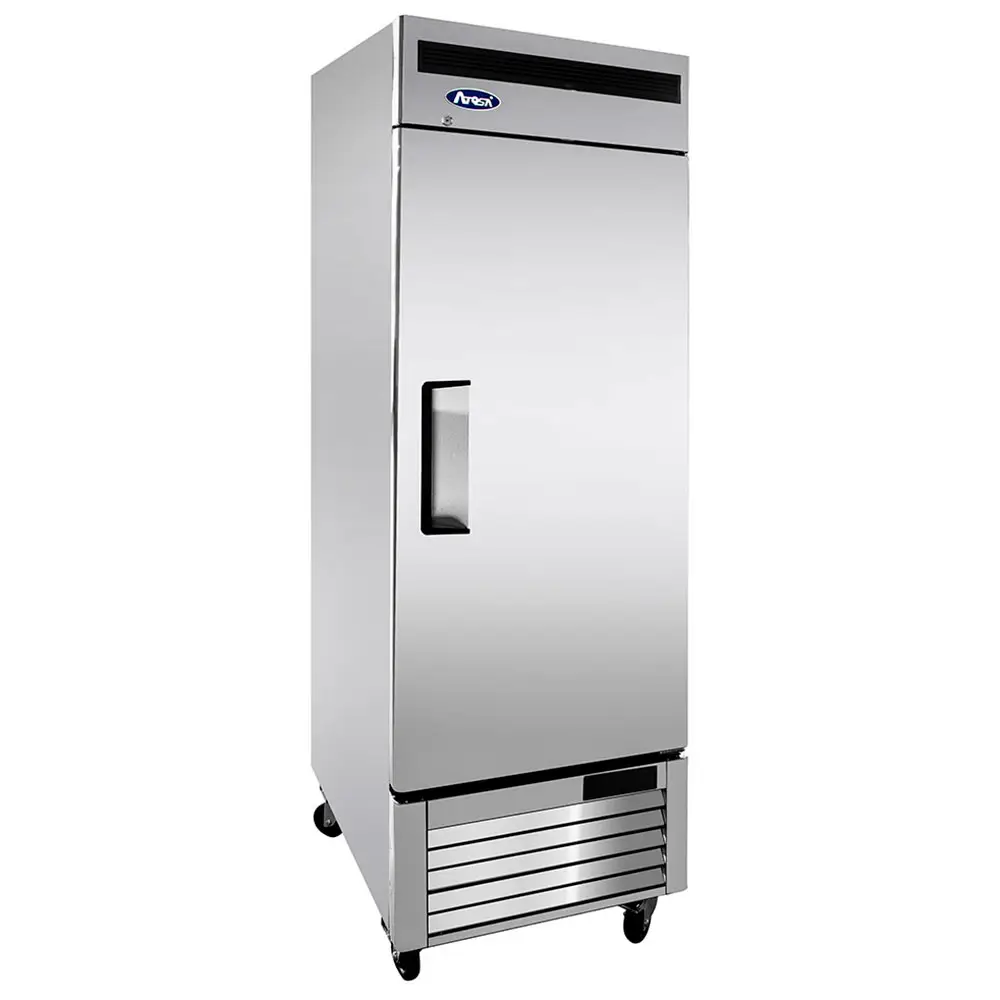 ATOSA 1 DOOR FREEZER ON CASTERS WITH 19.1 CUBIC FOOT CAPACITY AND BOTTOM MOUNT COMPRESSOR - ETL APPROVED