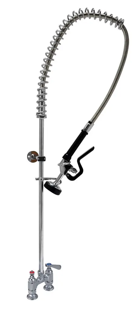 4 INCH ON CENTER DECK MOUNT PRE-RINSE UNIT - LEAD FREE - NSF APPROVED