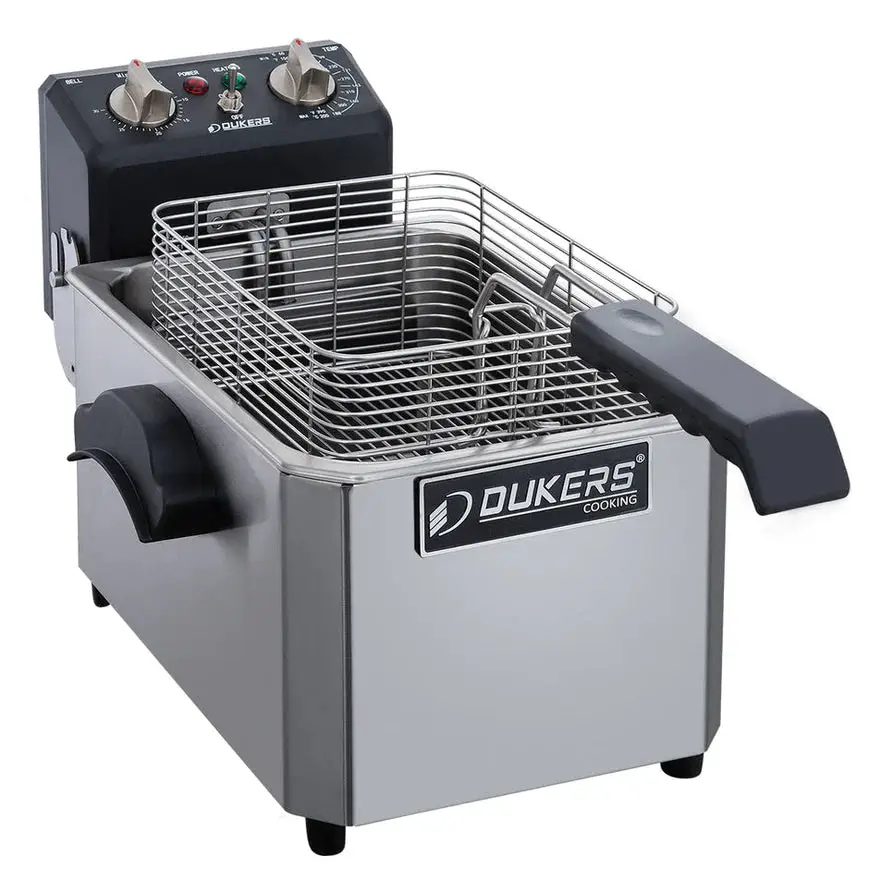 DUKERS 7 LB SINGLE WELL COUNTERTOP FRYER - ELECTRIC - ETL APPROVED