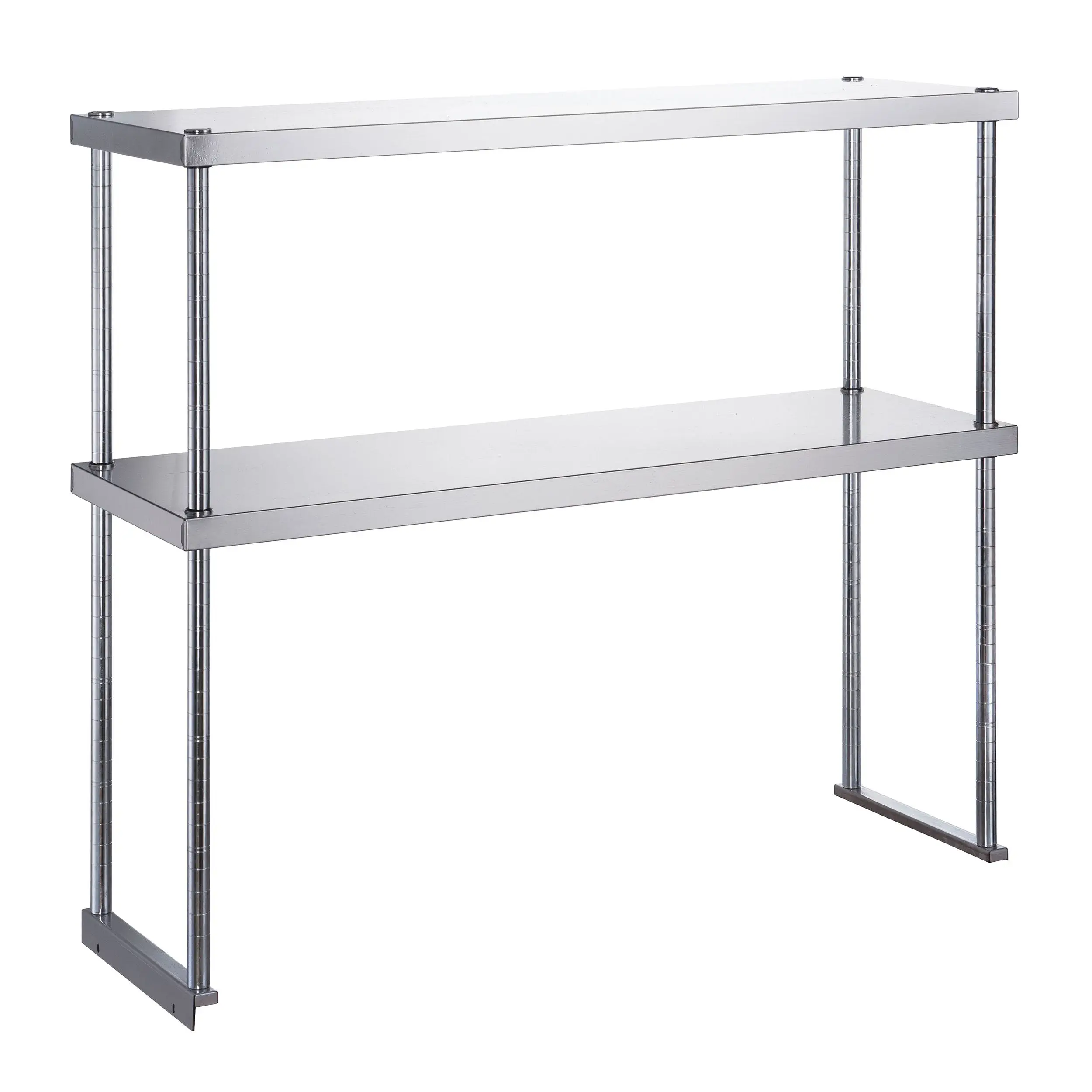 DUKERS STAINLESS STEEL 60 X 18 INCH DOUBLE OVERSHELF - COMPATIBLE WITH DUC60 AND DSP60