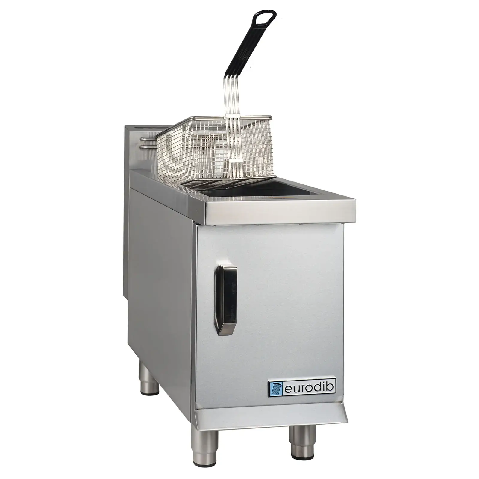 EURODIB COUNTERTOP 30 LB TWIN BASKET DEEP FRYER WITH 4 BURNERS AND THERMOSTATIC CONTROLS - 53000 BTU - ETL APPROVED
