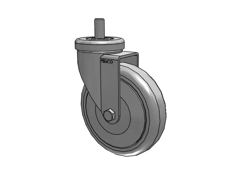NEW 5 INCH X 1 1/4 INCH CASTER FOR VENANCIO RANGE OR FRYER