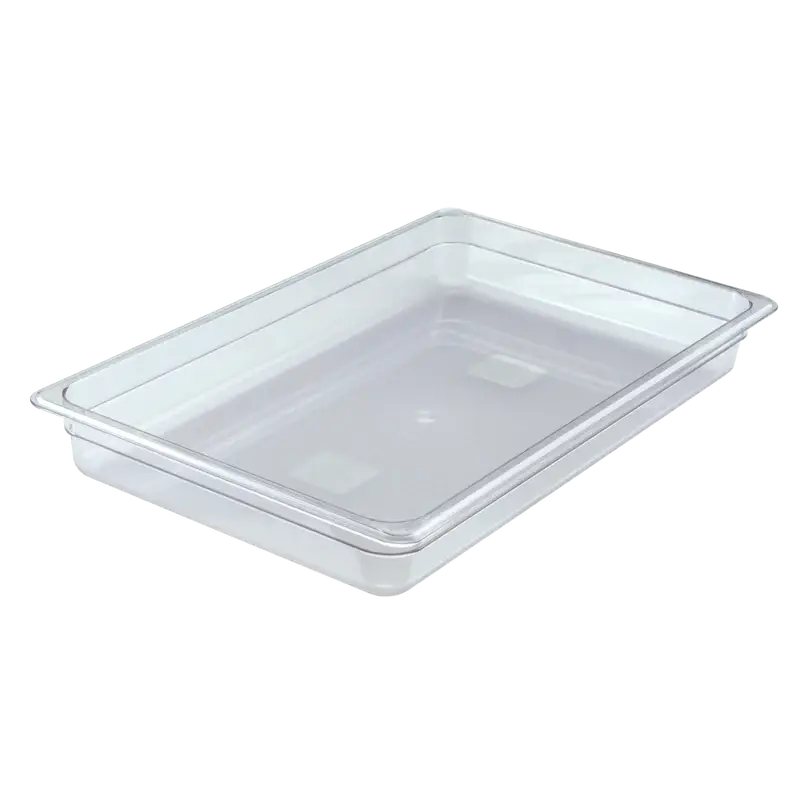 FULL SIZE 2-1/2 INCH DEEP ANTI-JAM POLYCARBONATE FOOD PAN