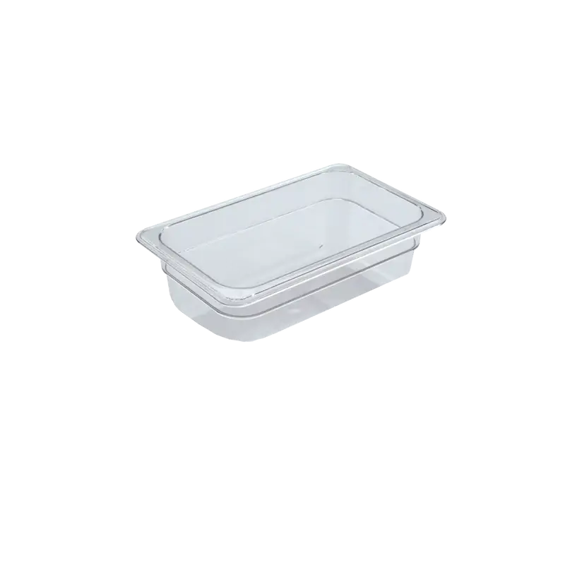 FOURTH SIZE 2-1/2 INCH DEEP ANTI-JAM POLYCARBONATE FOOD PAN