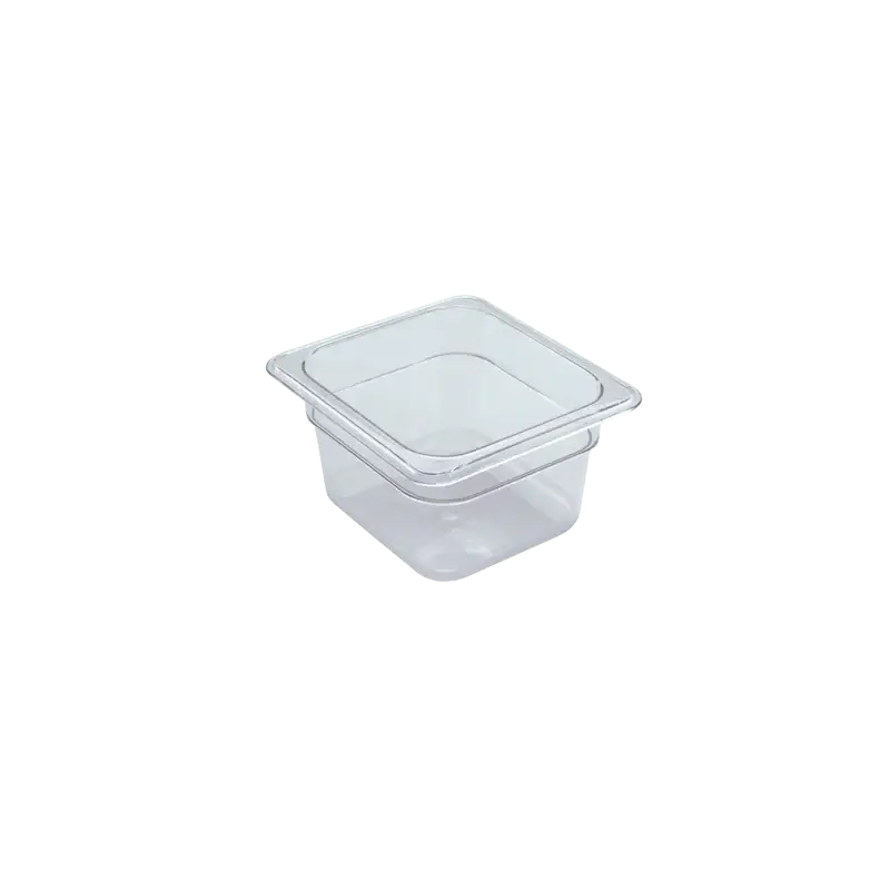SIXTH SIZE 4 INCH DEEP ANTI-JAM POLYCARBONATE FOOD PAN