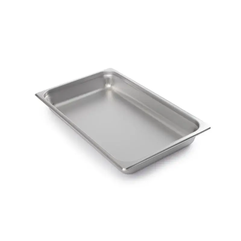 FULL SIZE 2-1/2 INCH DEEP ANTI-JAM STAINLESS STEEL STEAM TABLE PAN - 18/8 STAINLESS STEEL