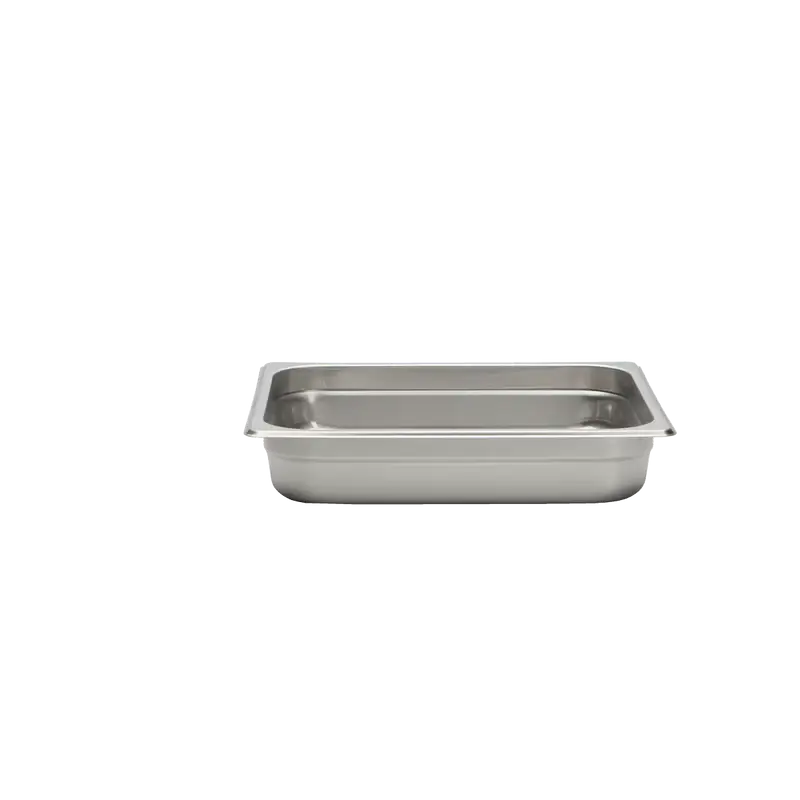 HALF SIZE 2-1/2 INCH DEEP ANTI-JAM STAINLESS STEEL STEAM TABLE PAN - 18/8 STAINLESS STEEL