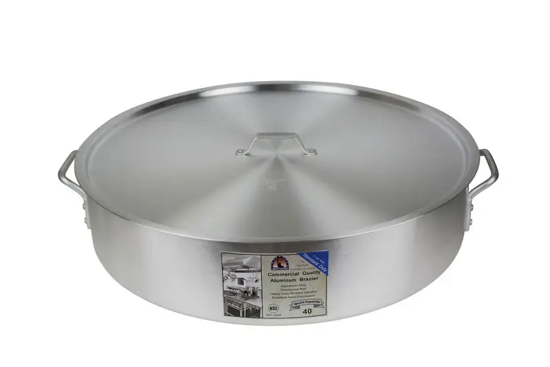 40 QT ALUMINUM BRAZIER WITH COVER