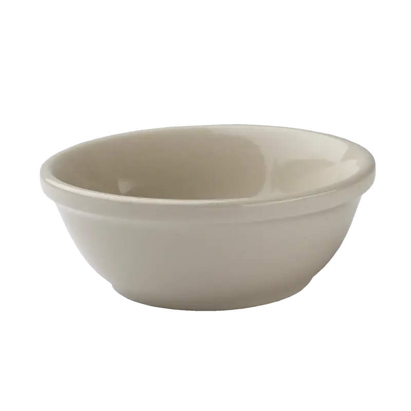 AMERICAN WHITE CERAMIC 12 OZ NAPPIE