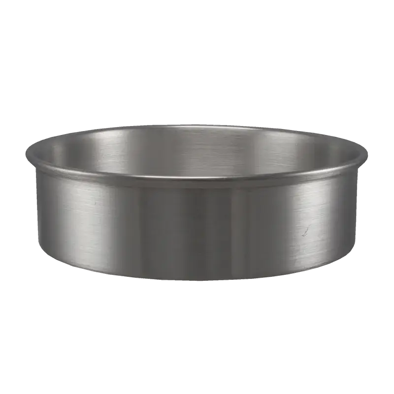 12 INCH ROUND ALUMINUM LAYER CAKE PAN - 2 INCHES DEEP