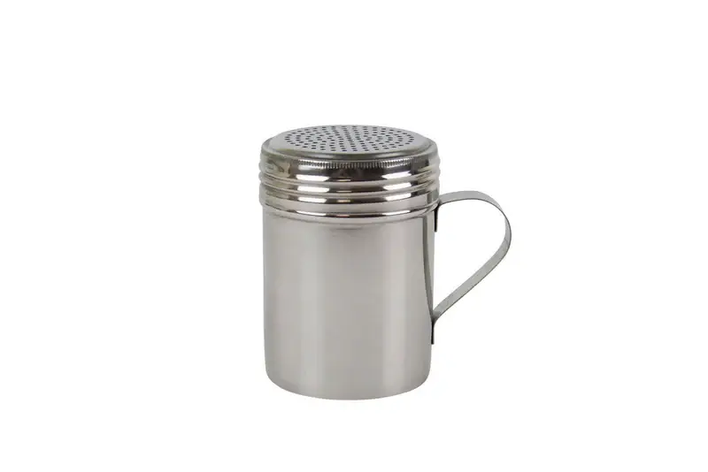 10 OZ STAINLESS STEEL DREDGE WITH HANDLE