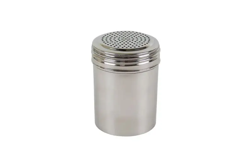10 OZ STAINLESS STEEL DREDGE WITHOUT HANDLE