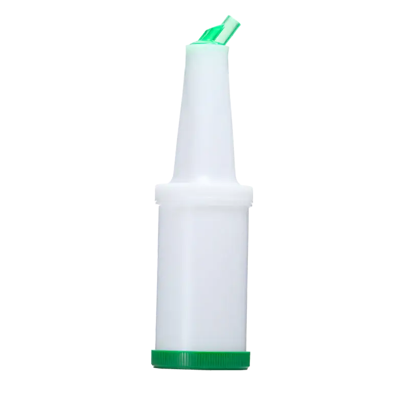 1QT FLOW AND STOW WITH GREEN SPOUT AND LID