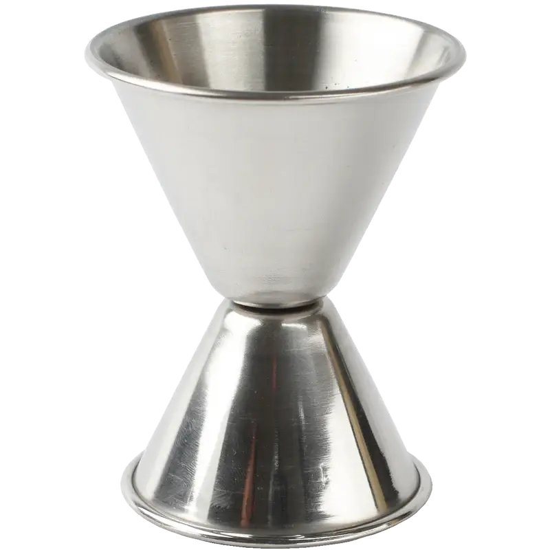 1 AND 2 OZ STAINLESS STEEL JIGGER