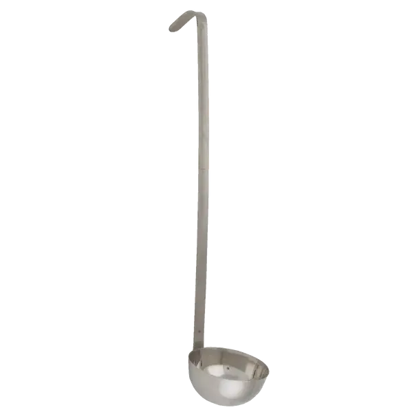 2 OZ TWO PIECE STAINLESS STEEL LADLE