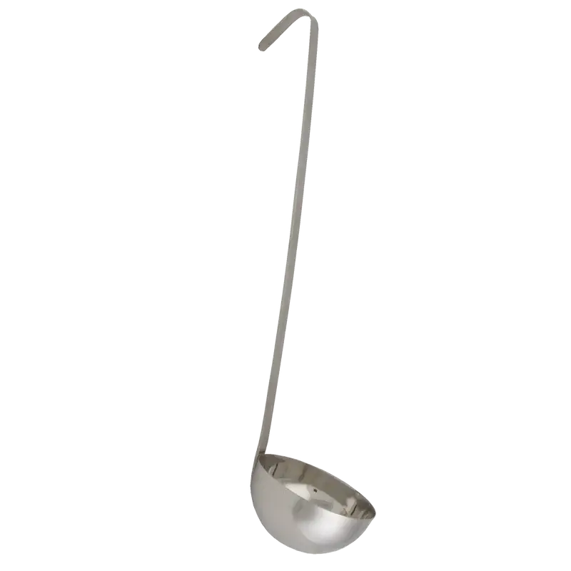 5 OZ TWO PIECE STAINLESS STEEL LADLE