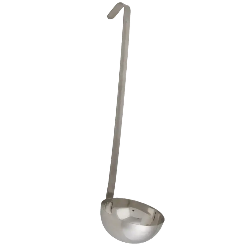 8 OZ TWO PIECE STAINLESS STEEL LADLE