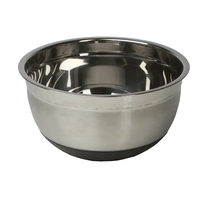 5 QT STAINLESS STEEL MIXING BOWL WITH SILICONE BASE