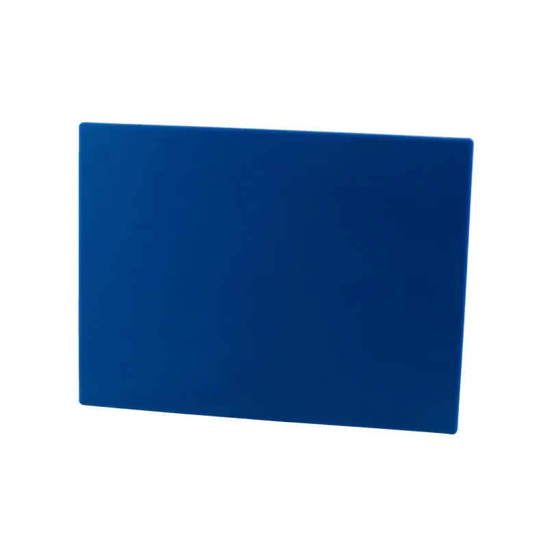 BLUE POLYPROPYLENE CUTTING BOARD - 15 X 20 X 1/2 - HACCP COLOR-CODED