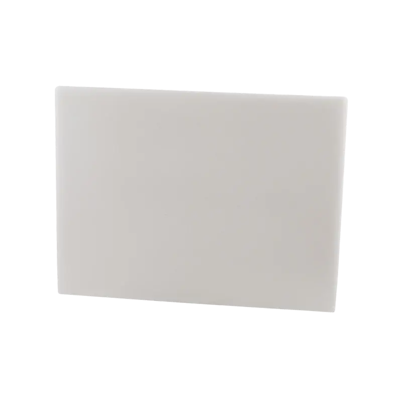 WHITE POLYPROPYLENE CUTTING BOARD - 15 X 20 X 1/2 - HACCP COLOR-CODED