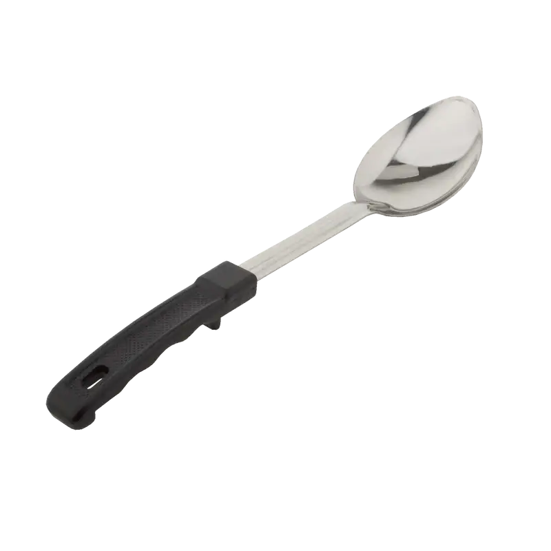 13 INCH SOLID BASTING SPOON WITH PLASTIC HANDLE