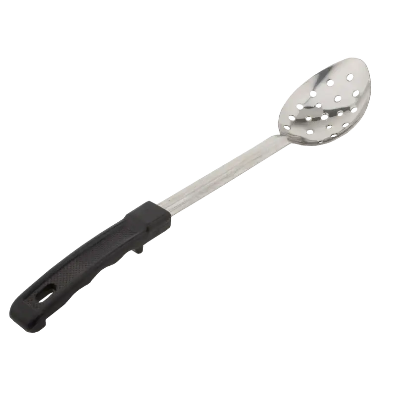 15 INCH PERFORATED BASTING SPOON WITH PLASTIC HANDLE