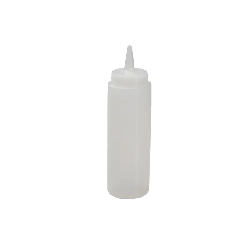 8 OZ CLEAR SQUEEZE BOTTLE